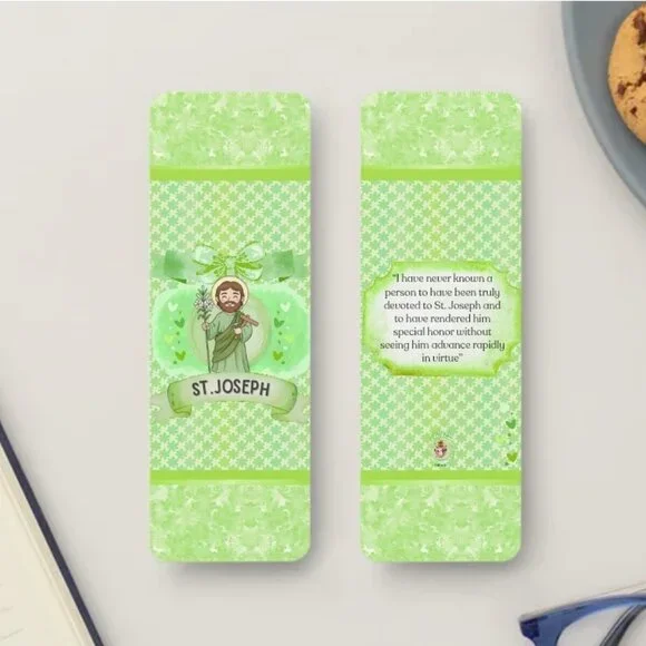 Bookmark St.Joseph Catholic Gift - Picture 1 of 2